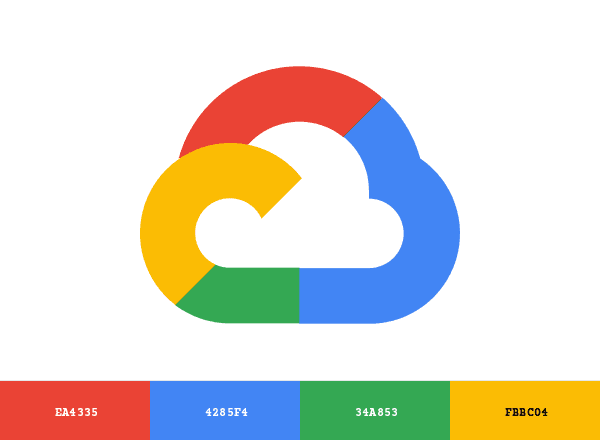 Google Cloud brand color palette