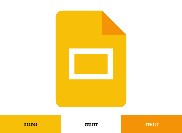 Google Slides brand color palette