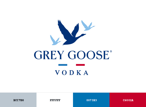 Grey Goose brand color palette