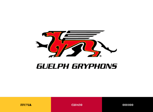 Guelph Gryphons brand color palette