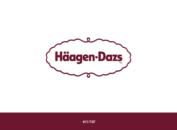 Häagen-Dazs brand color palette