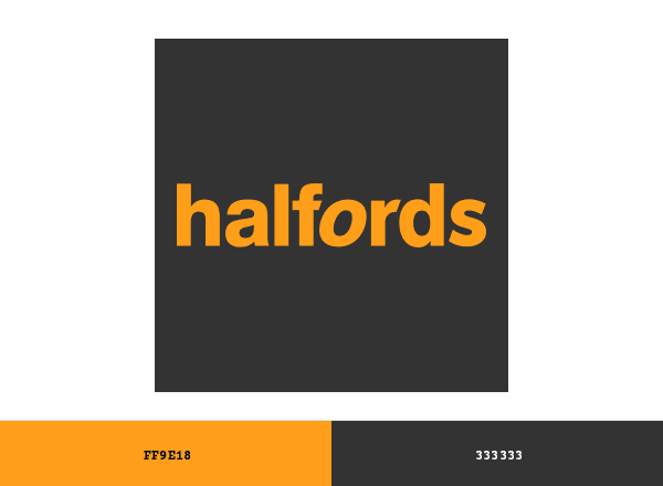 Halfords brand color palette