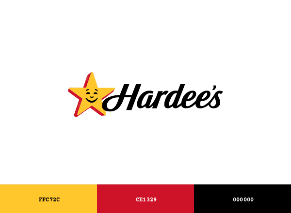 Hardee’s brand color palette