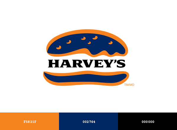 Harvey’s brand color palette