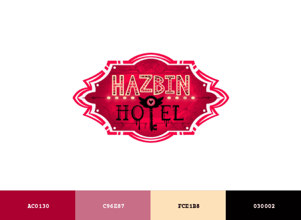 Hazbin Hotel brand color palette