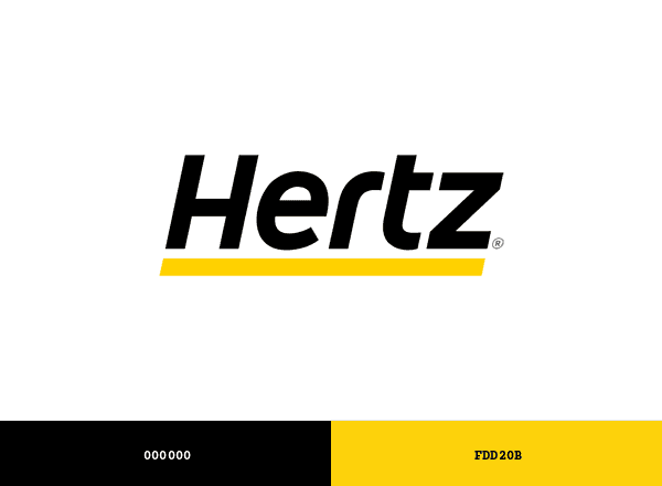 Hertz Global Holdings brand color palette