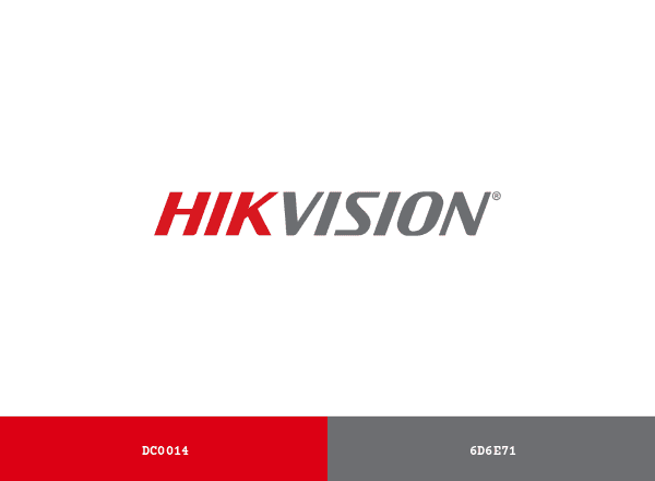 Hikvision brand color palette