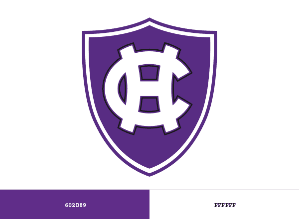 Holy Cross Crusaders brand color palette
