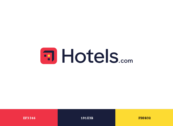 Hotels.com brand color palette