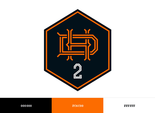 Houston Dynamo 2 brand color palette