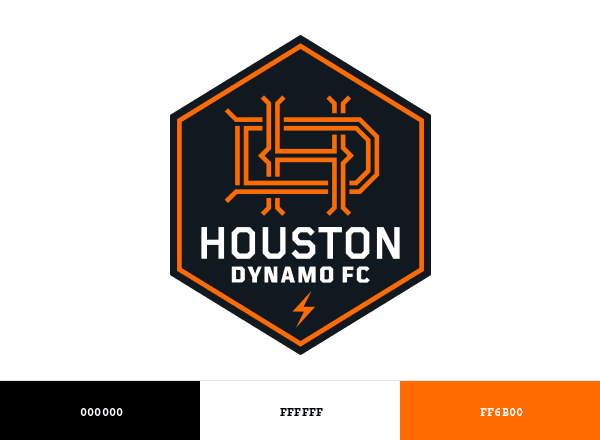 Houston Dynamo FC brand color palette