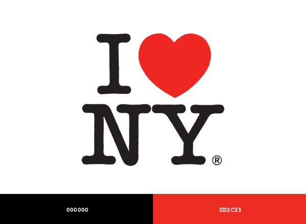 I Love NY brand color palette