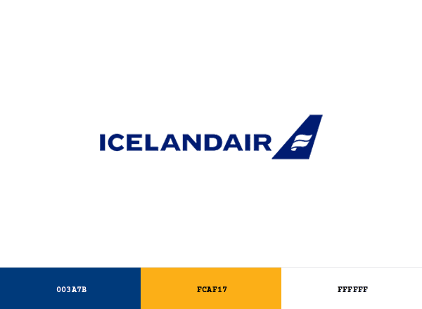 Icelandair brand color palette