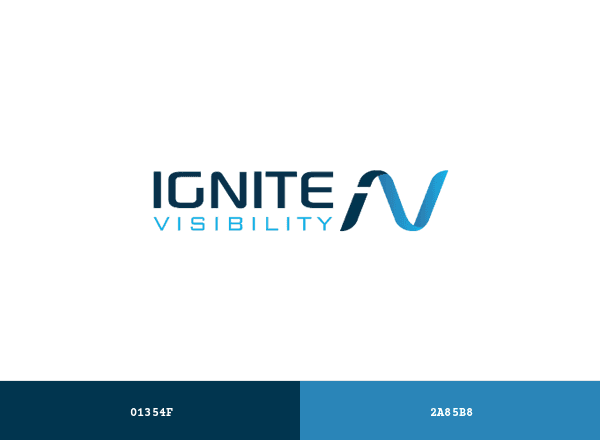 Ignite Visibility brand color palette