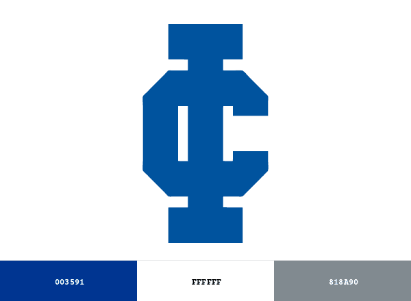 Illinois College Blueboys brand color palette