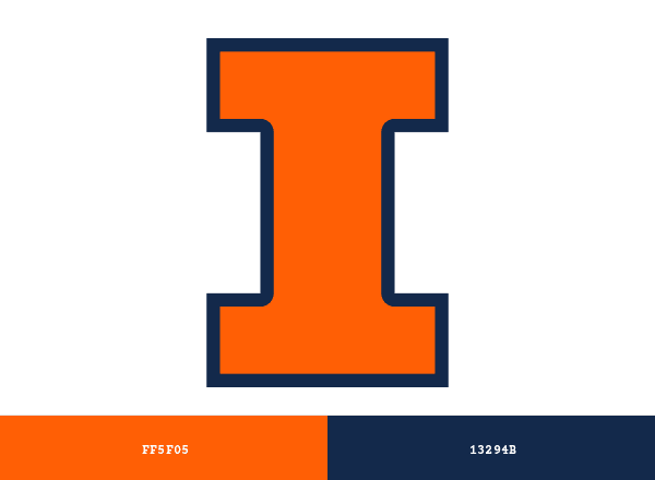 Illinois Fighting Illini brand color palette
