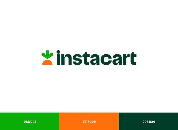 Instacart brand color palette