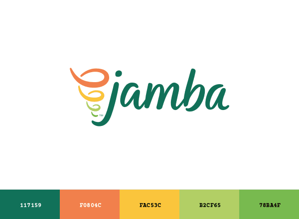 Jamba brand color palette