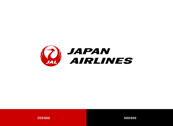 Japan Airlines brand color palette