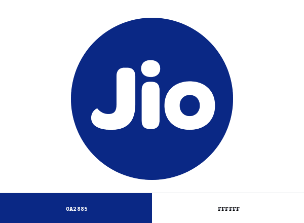 Jio brand color palette