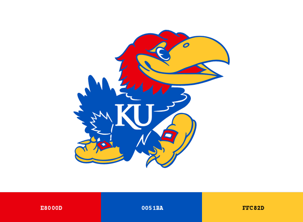 Kansas Jayhawks brand color palette