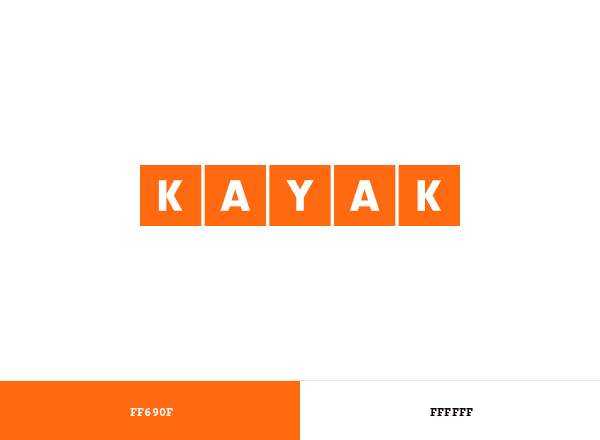 Kayak brand color palette