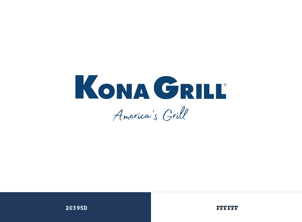 Kona Grill brand color palette