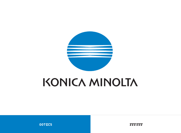 Konica Minolta brand color palette