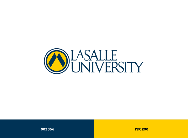 La Salle University brand color palette