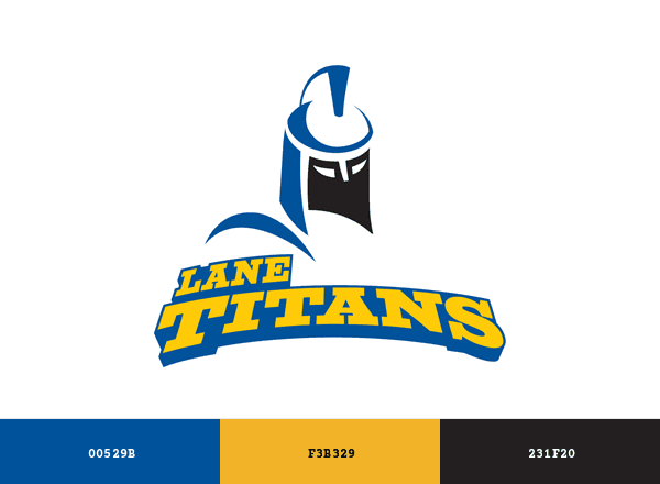 Lane Titans brand color palette