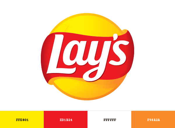 Lay’s brand color palette