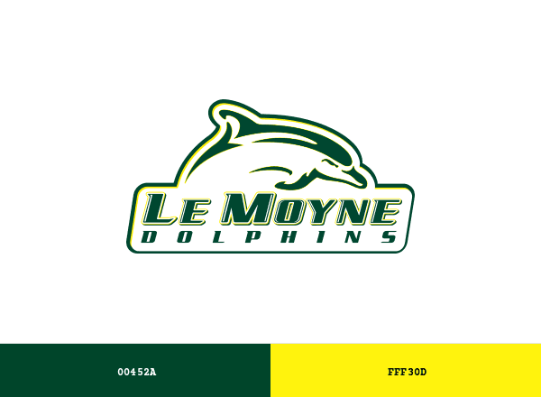 Le Moyne Dolphins brand color palette