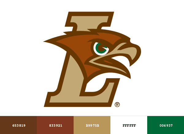 Lehigh Mountain Hawks brand color palette