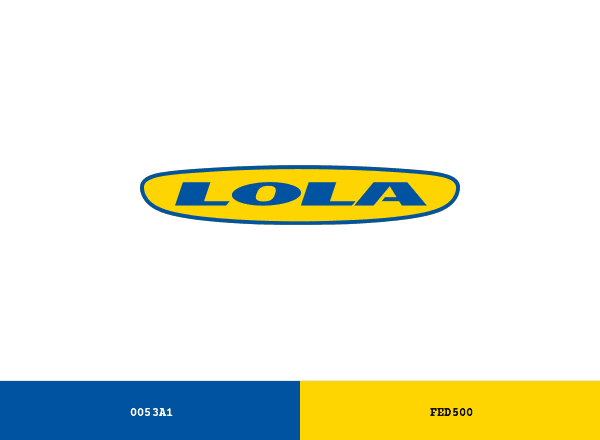 Lola Cars brand color palette