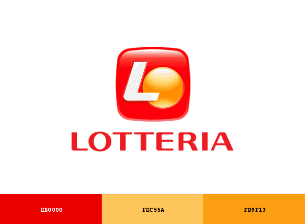 Lotteria brand color palette