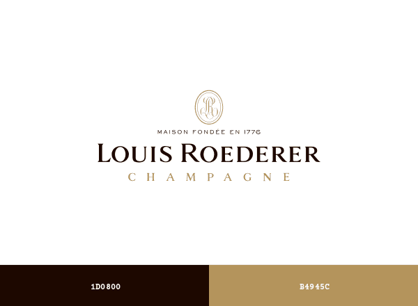 Louis Roederer brand color palette