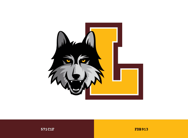Loyola Ramblers brand color palette