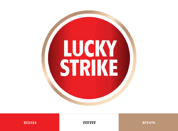 Lucky Strike brand color palette