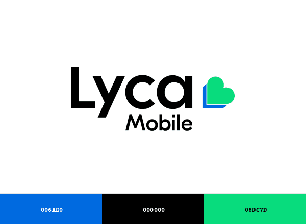 Lycamobile brand color palette