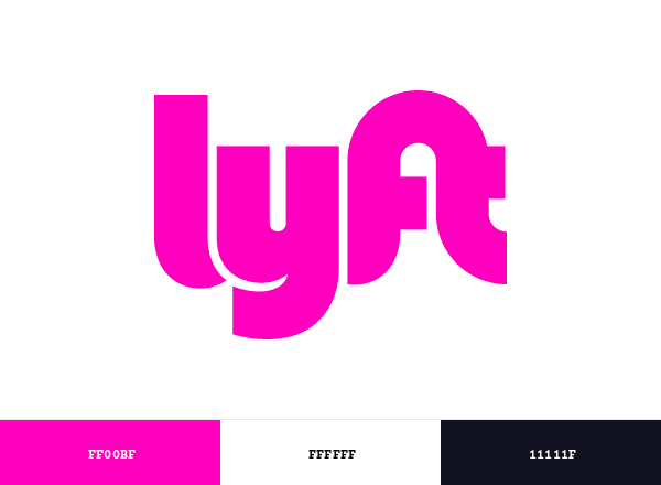 Lyft brand color palette