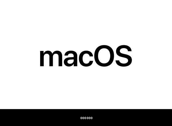 macOS brand color palette