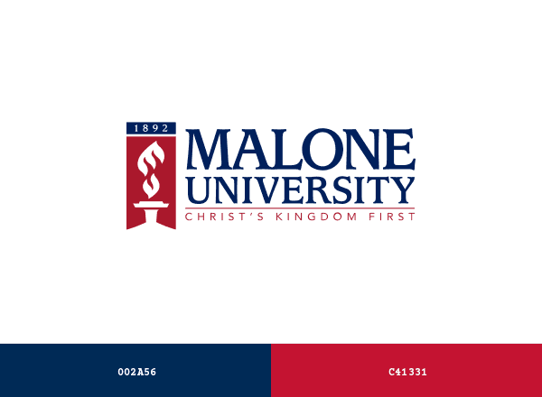 Malone University brand color palette
