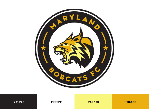 Maryland Bobcats FC brand color palette