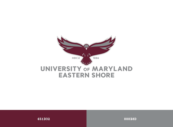 Maryland Eastern Shore Hawks brand color palette