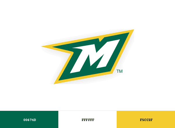 McDaniel Green Terror brand color palette