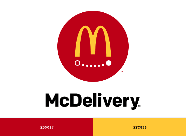 McDelivery brand color palette
