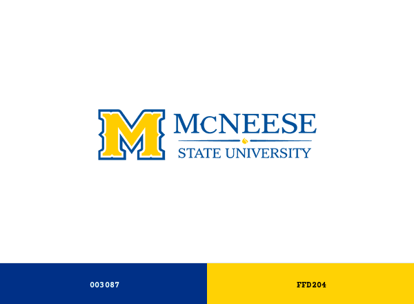 McNeese State University brand color palette