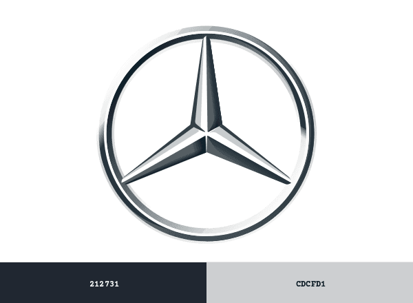 Mercedes Benz brand color palette