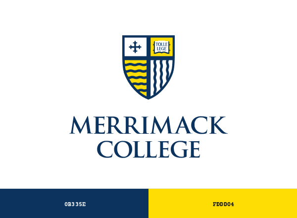 Merrimack College brand color palette
