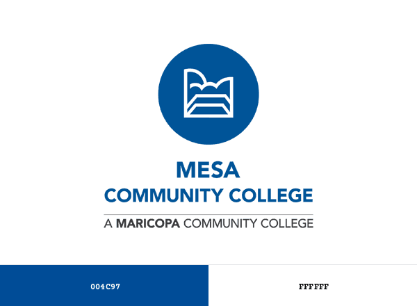 Mesa Community College brand color palette